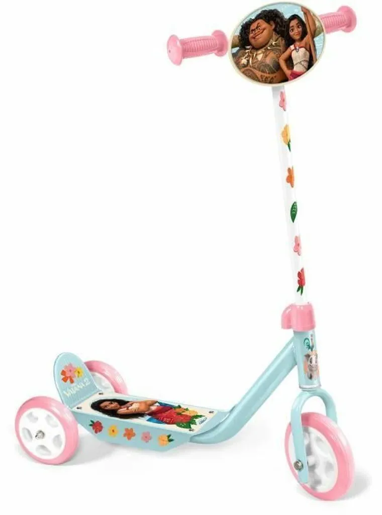 Trottinette Disney Vaiana pour Balade en Famille et Éveil de l'Enfant