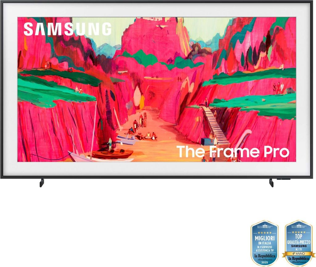 Samsung The Frame Pro QE75LS03F 75 Pollici Smart TV Neo QLED 4K 2025 Nero