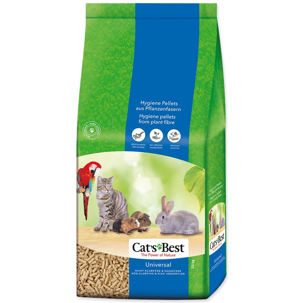CAT’S BEST Universal, 40 L, granuly, Chincilla, Fretka, Obrázok produktu 