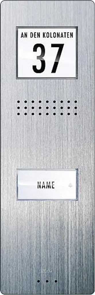 m-e modern-electronics Station Audio Extérieure ADV 210 pour 1 Famille