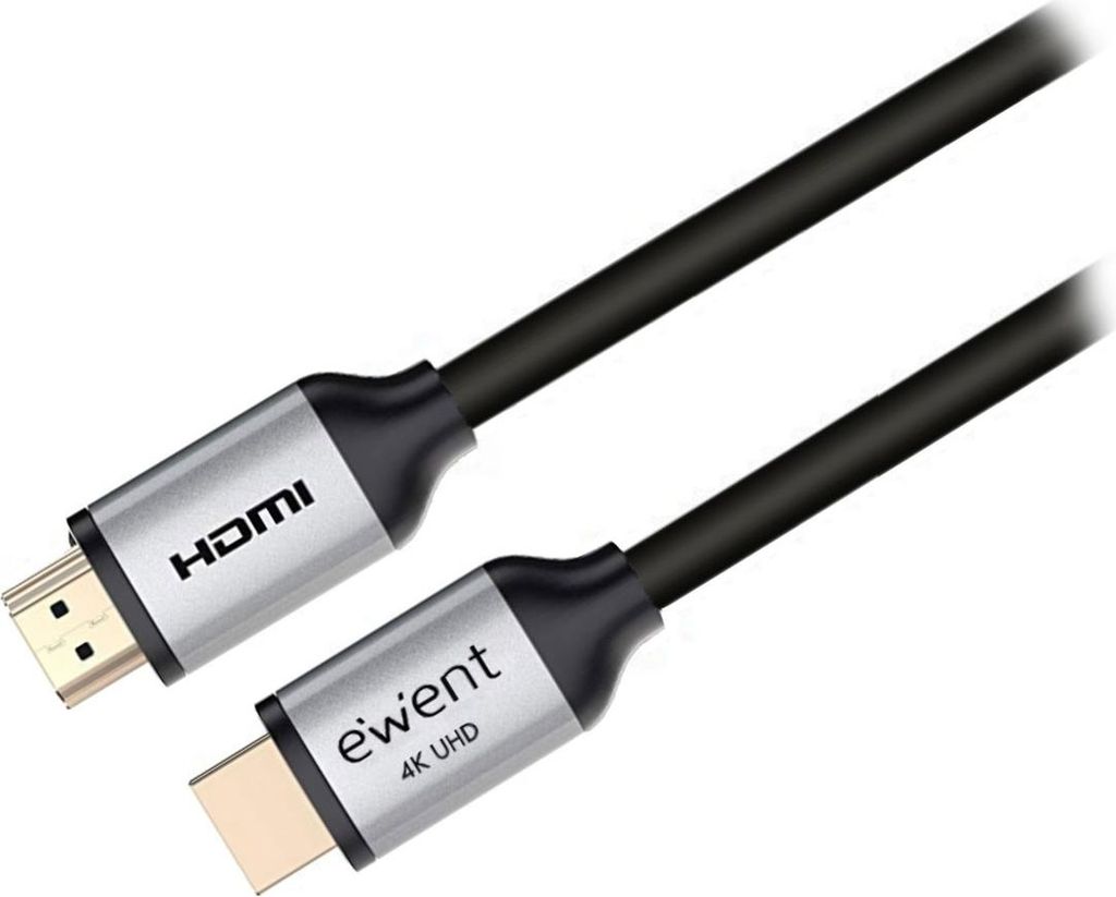 Ewent HDMI-Kabel EC1346 2.0 HQ Premium Ethernet 1,8m Schwarz