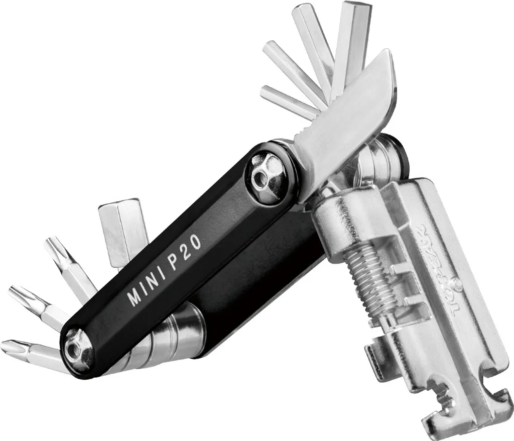 Topeak Mini P20 Multitool avec Dérive-chaîne et Clés Torx pour Cyclisme - 8