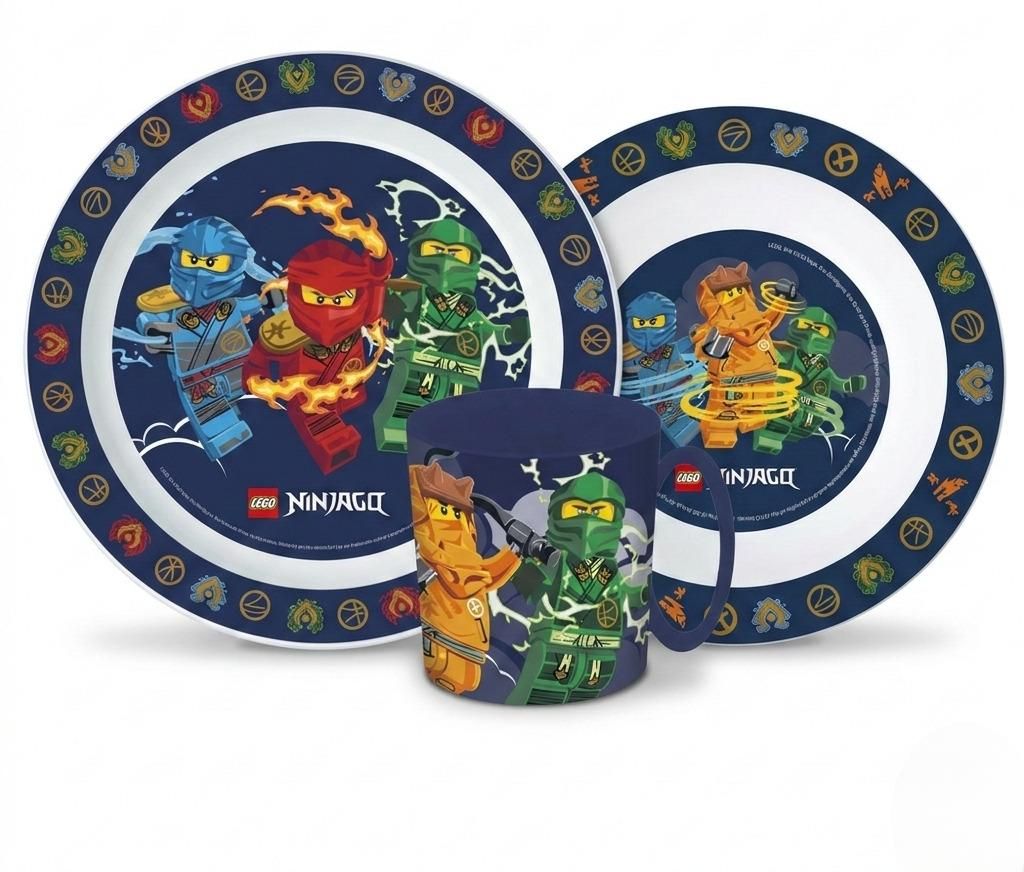 Kindergeschirr-Set LEGO® LEGO Ninjago Kinder Geschirr-Set 3 Produktbild 