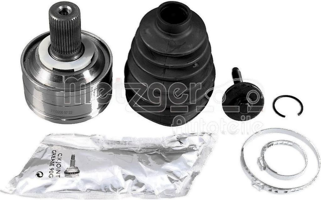 Gelenksatz Antriebswelle vorne rechts 116 mm Ø 54 mm METZGER für u.a. VOLVO XC60
