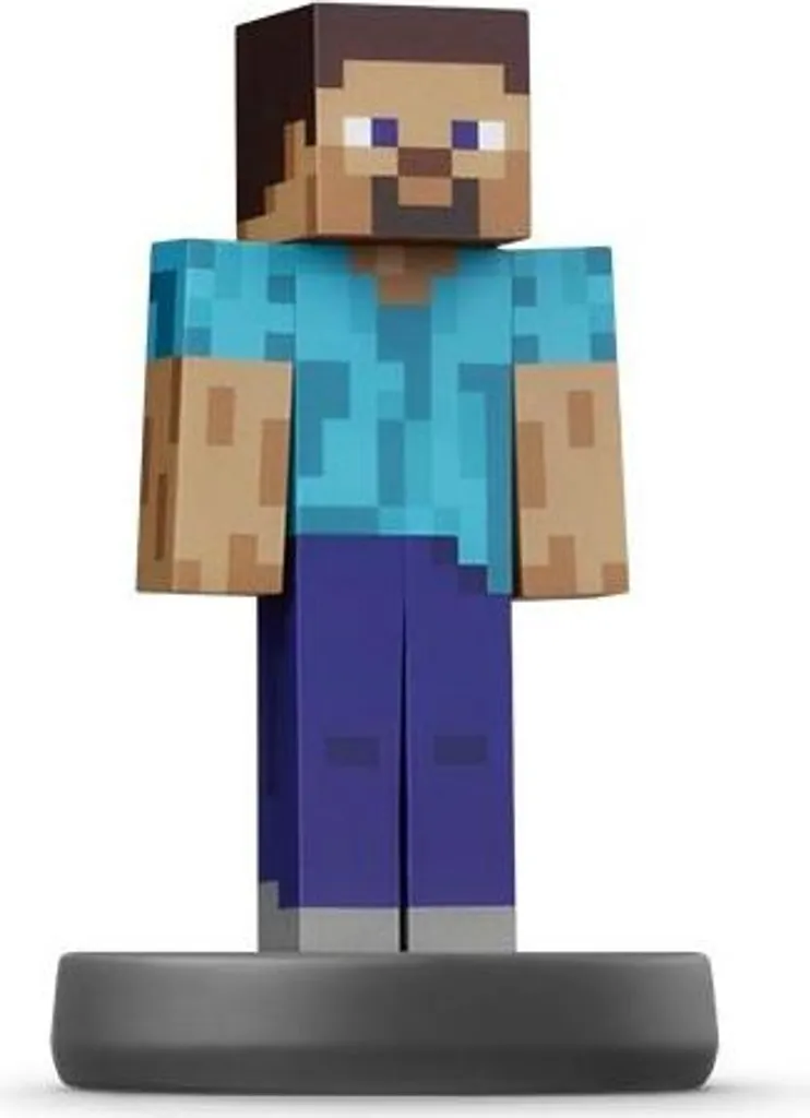 Amiibo Steve e Alex Super Smash Bros: Set 2 Figure Minecraft per Switch