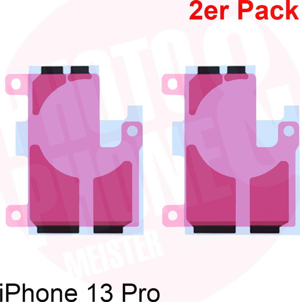 2x iPhone 13 Pro Ersatz Akku Klebeband Batterie Kleber Klebestreifen Adhesive Sticker Neu