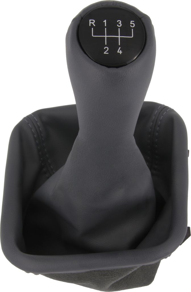 Schaltknauf + Schaltsack mit Rahmen passend für BMW 3er E30 | BJ 1982-1994 grau