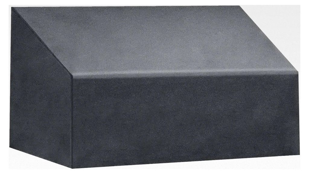 Abdeckplane für Gartenbank B 170 x T 60 x HV 60 x HH 80 cm, Schutzhülle für Gartenmöbel, wasserbeständig, Anthrazit