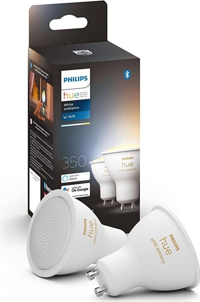 Philips Hue White ambiance Sada se 2 kusy GU10, Chytrá Obrázek produktu 