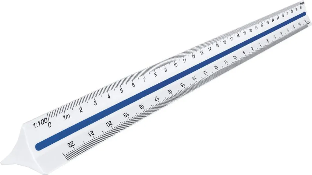 Righello Triangolare 30 cm per Studenti e Architetti | Offerta Online