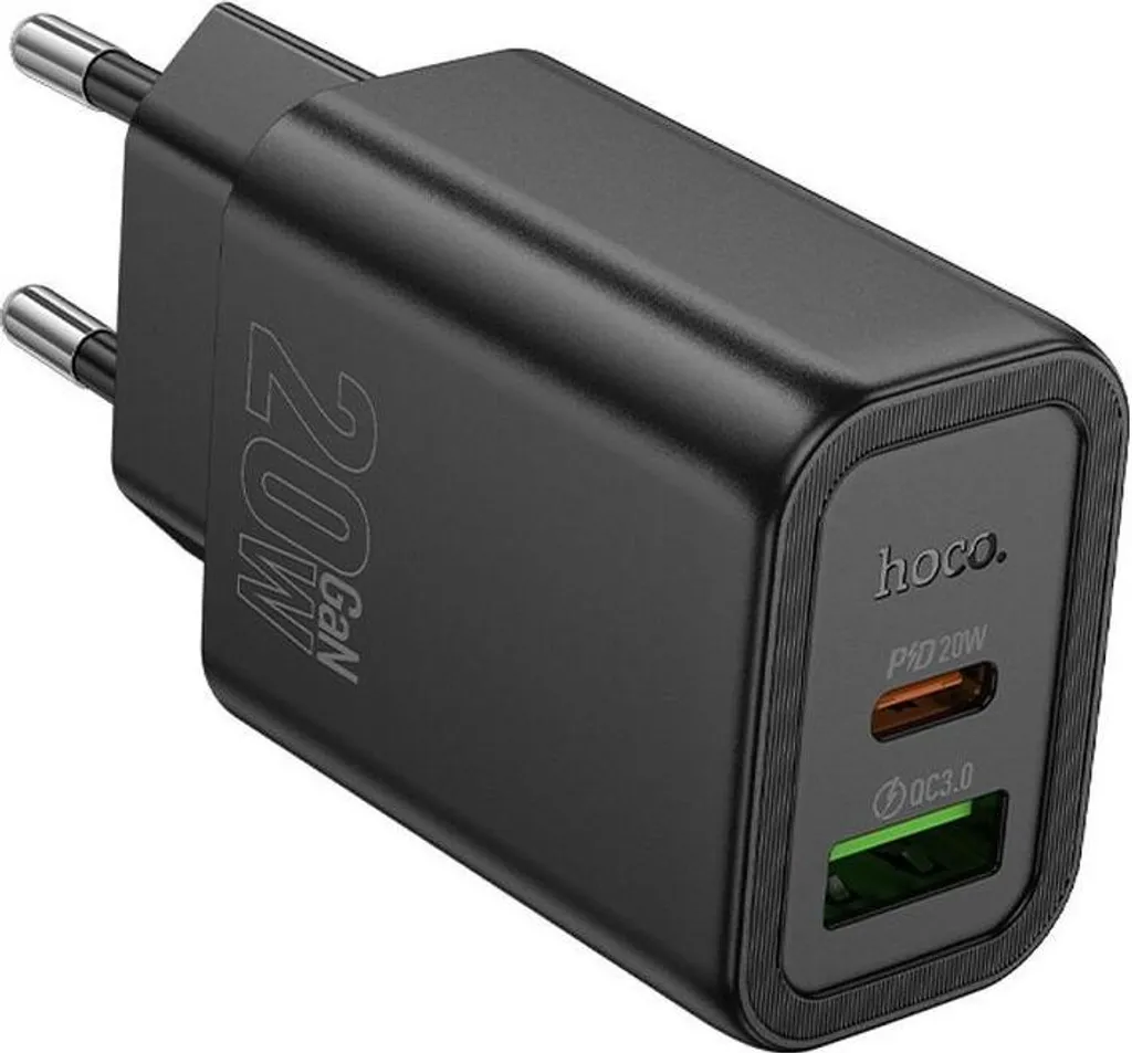 Caricatore USB Dual 20W PD Per Blackview Oscal Pilot 5, USB-A E USB-C, Ricarica Veloce Compatta