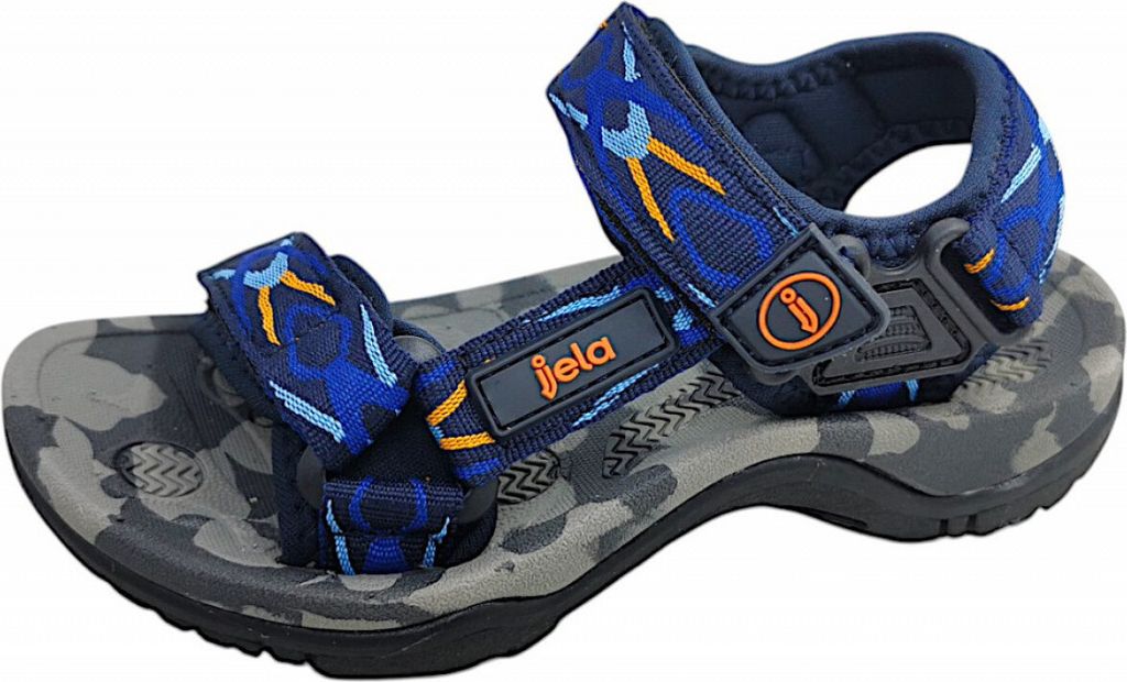 Jela Kinderschuhe Jungen Sandalen Klettschuh Blau Freizeit, Schuhgröße:28 EU