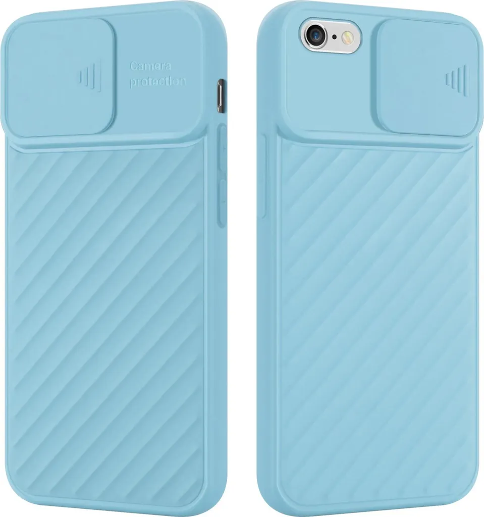 CADORABO In Silicone TPU Flessibile Con Protezione Per La Fotocamera Custodia Per Cellulare Per Iphone 6 6s Nero Opaco 102036251