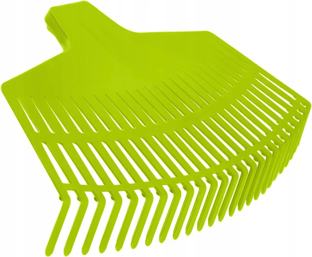 Râteau à main contre le mal de dos - Pince à feuilles verte en plastique
