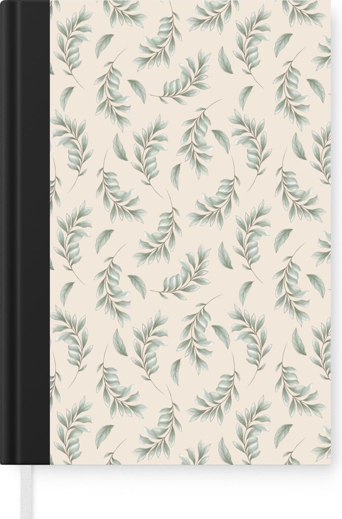 MuchoWow Notizbuch Tagebuch Haushaltsbuch Notebook A5 Blumen - Pflanzen - Pastell - Notizblock - Notizheft - Notebook - Schreibblock - Papier