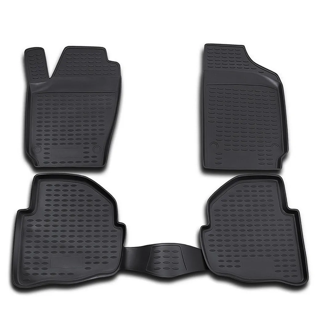 Tappeti Auto Gomma VW Polo 2001-2009 Novline | Bordi Alti 3D