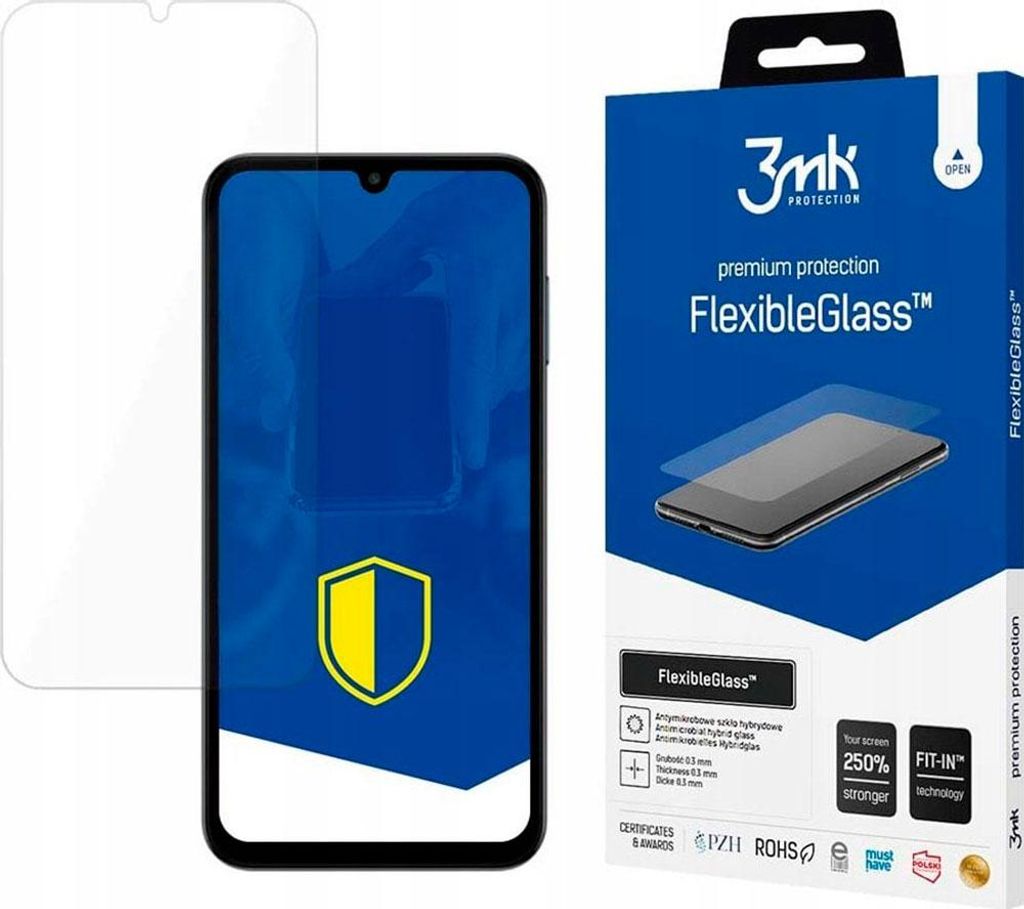 3MK FlexibleGlass, Samsung, Galaxy M15 5G, Antibakteriell, Produktbild 