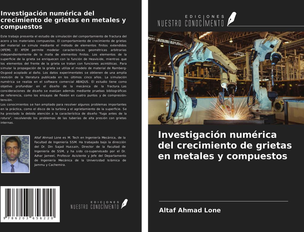Investigación numérica del crecimiento de grietas en metales y compuestos