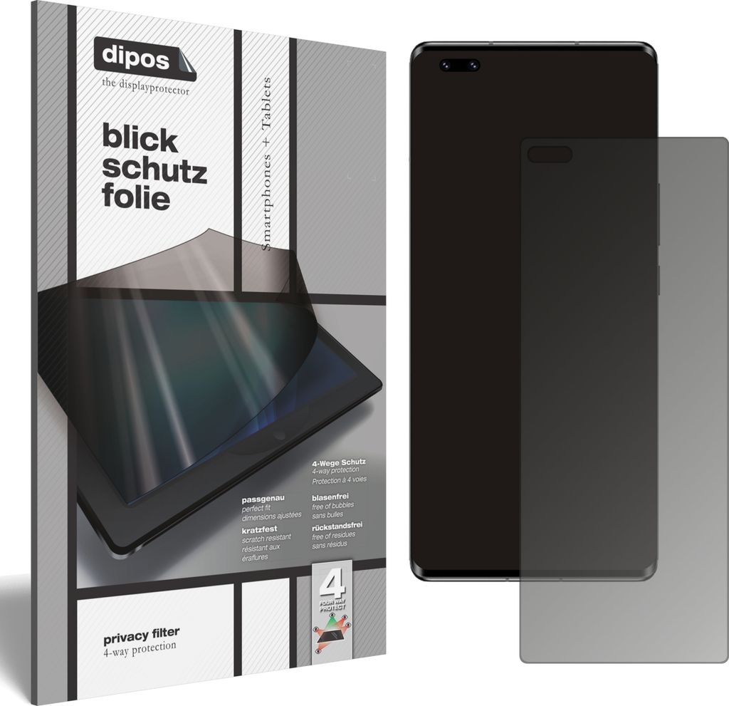Blickschutzfolie für Honor V40 5G matt Schutzfolie Folie Display Schutz dipos