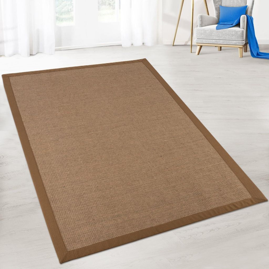 Tapis en sisal Dos en latex Fibres naturelles véritables, Image du produit 
