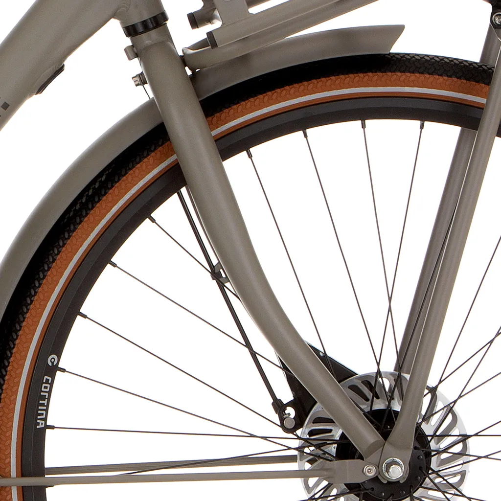 Fourche de rechange Cortina E-U4 D MM pour vélo électrique de ville Gris