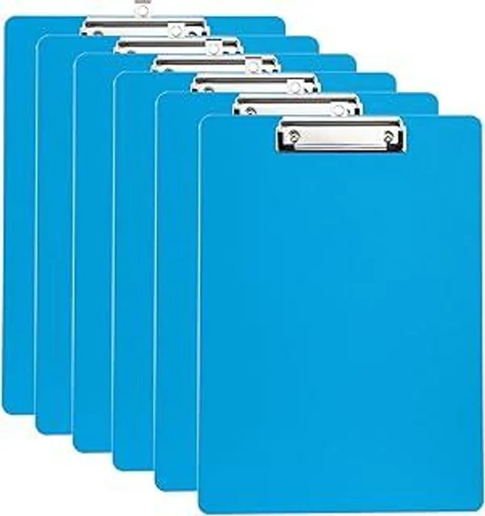 Set 6 Portablocchi A4 Blu - Perfetti per Università e Smart Working