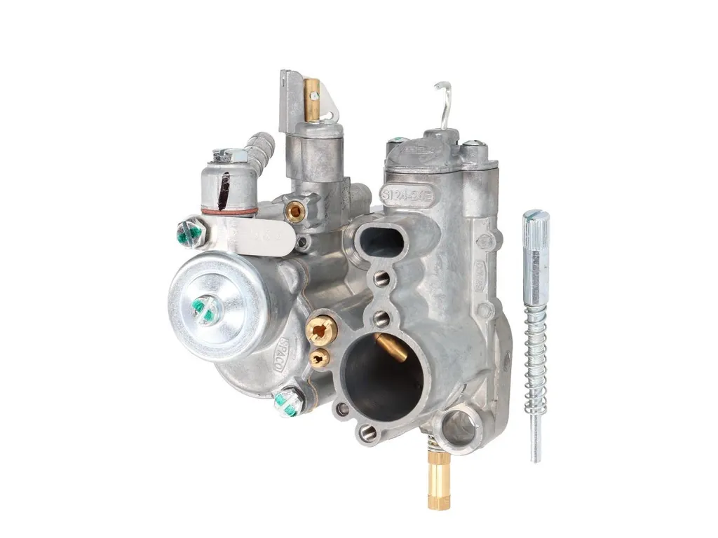 Fin des fuites sur Vespa PX200E grâce au Carburateur Dellorto 24/24 E