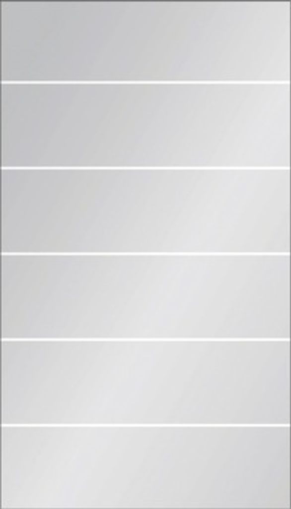 Zaun Teilelement Vidrio Glas 103x180 cm Streifen
