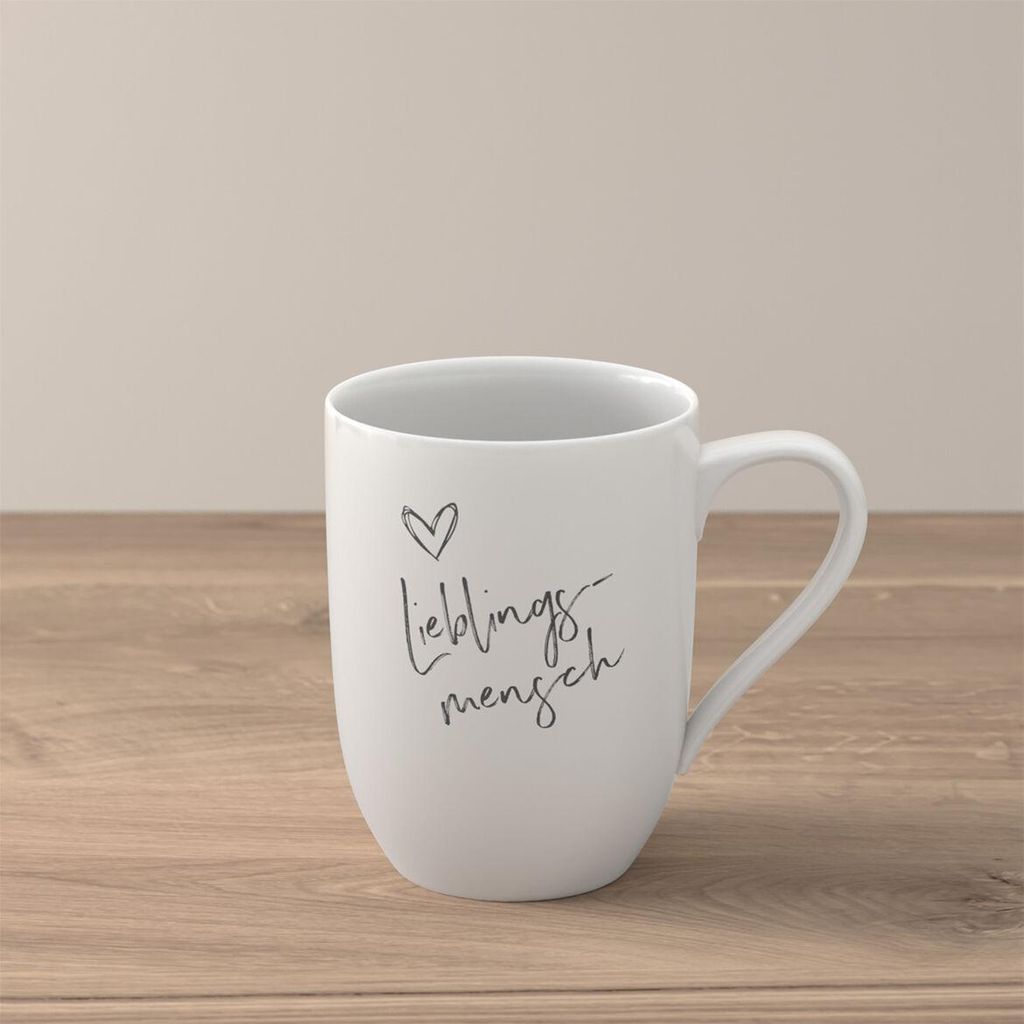 Villeroy&Boch - Kubek Statement 290ml „Lieblingsmensch'' Zdjęcie produktu 