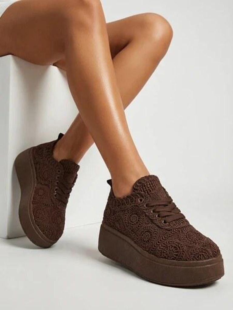 Športové dámske sneakersy na platforme Zabeo, veľkosť 38 Obrázok produktu 