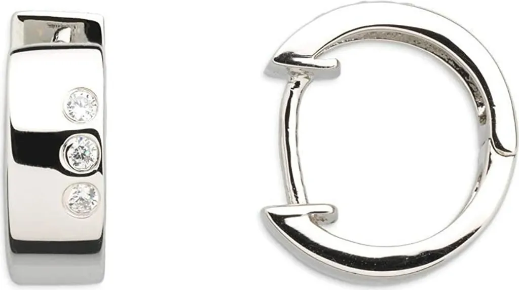 Boucles d'oreilles adultes XENOX serties de cristaux scintillants