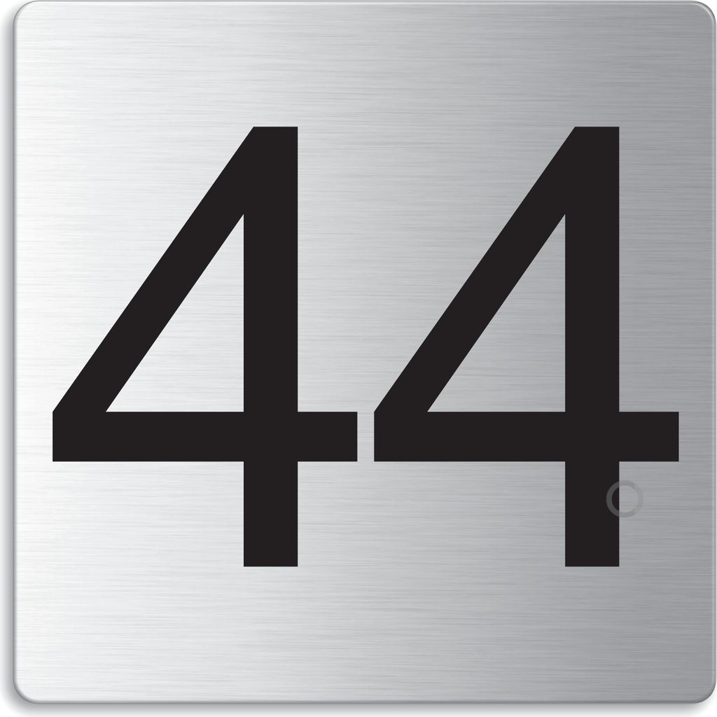 Türnummer I Zimmernummer I EdeIstahI TürschiId "44" I 85x85 Produktbild 