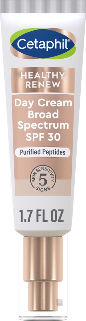 Gesichtscreme, Cetaphil, Healthy Renew, feuchtigkeitsspendende Wirkung, nicht fettende Formel, UVA- und UVB-Schutz, parfümfrei, SPF 30, 48gr, 48gr