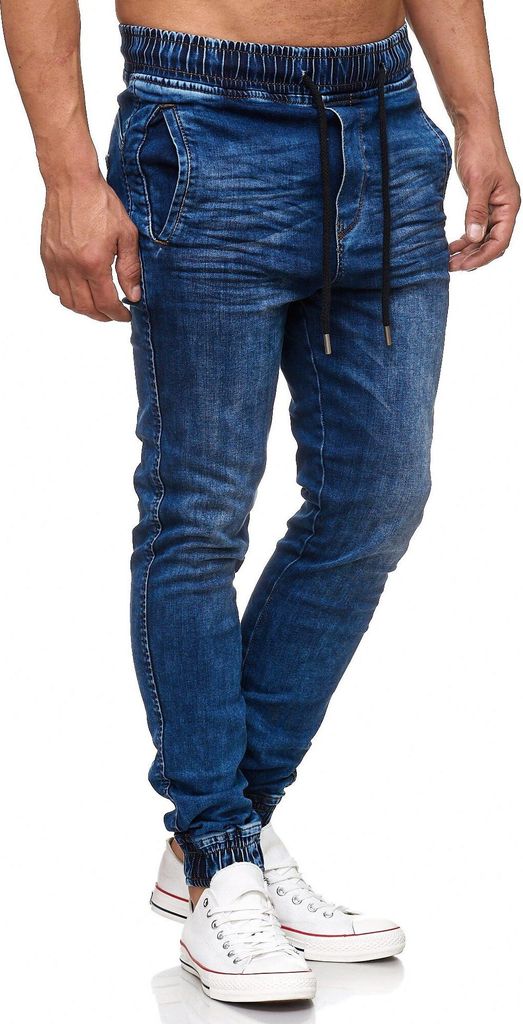 Tazzio Herren Jeans Regular Fit im Jogger-Stil 17504 Blau M Produktbild 2