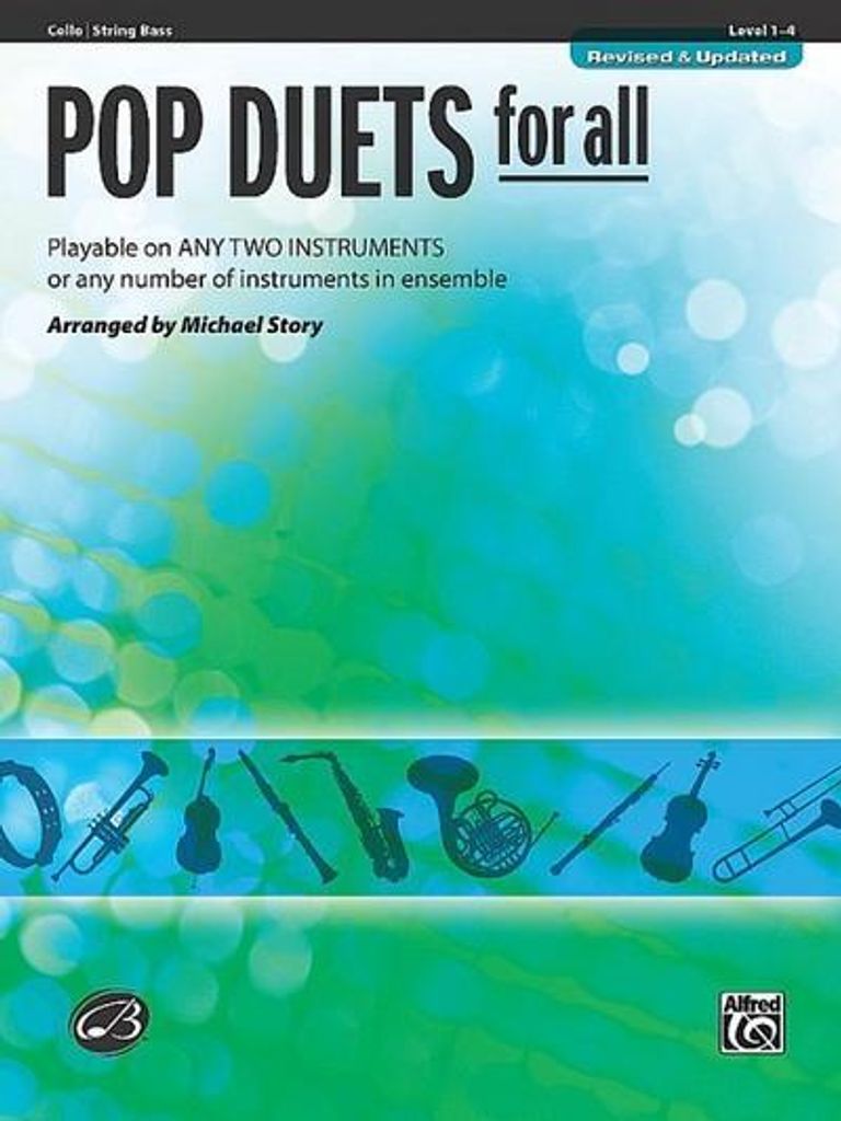 Pop-Duette für alle: Cello/Saitenbass, Stufe 1-4
