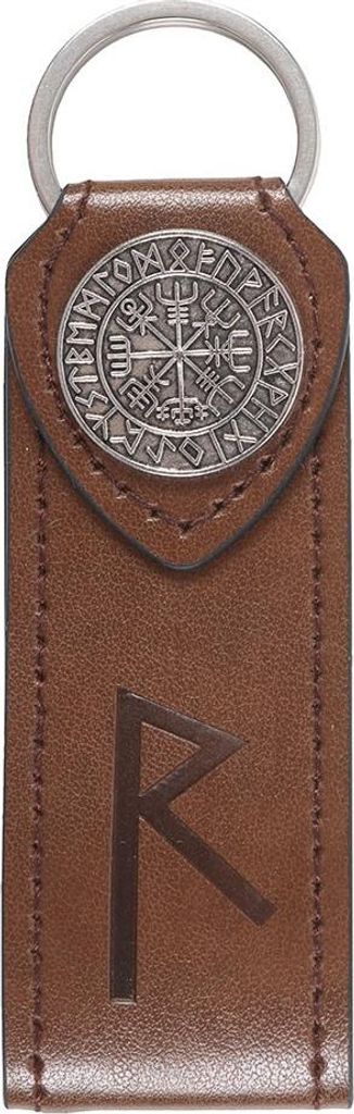 Something Different - "Journey Viking" Schlüsselanhänger, Kunststoff, Rune SD10343 (Einheitsgröße) (Braun/Silber)