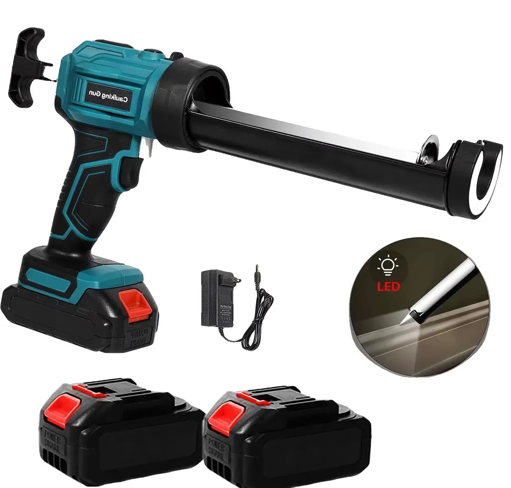 Pistolet à calfeutrer électrique 21V 6500N avec batterie Lithium-ion