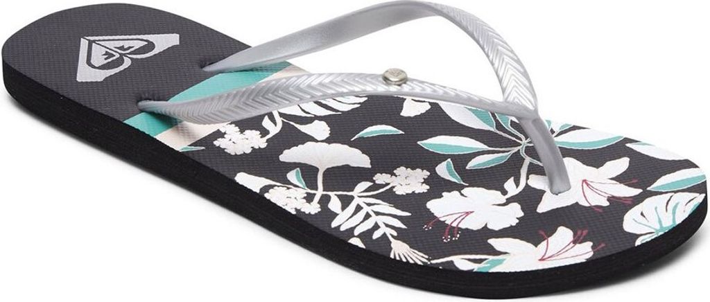 Klapki ROXY BERMUDA PRINT WMS – czarne – rozmiar 37 Zdjęcie produktu 