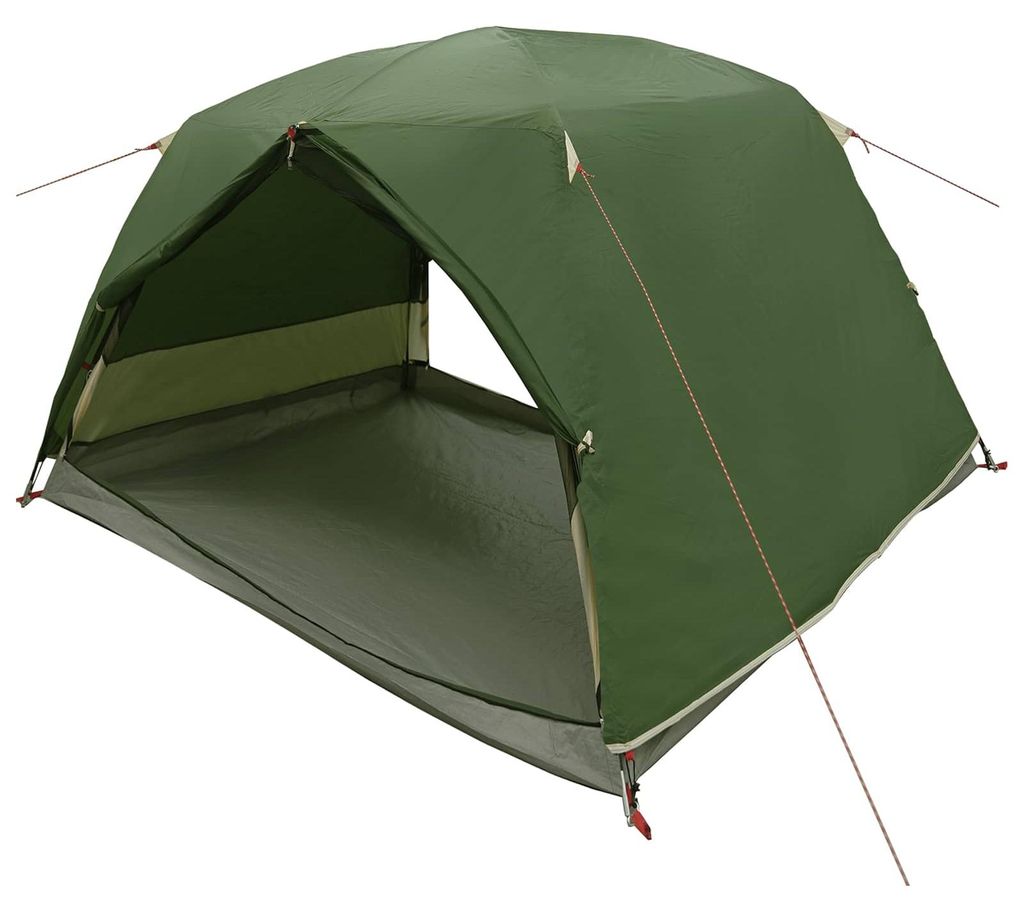 vidaXL Trekkingzelt Grün 2-Personen 185T Polyester mit PolyurethanBeschichtung
