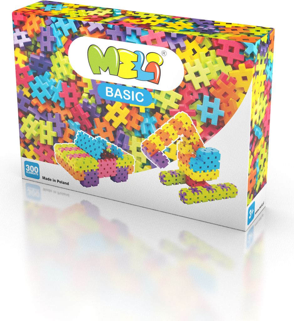 Stavebné bloky kreatívna oblátka 300 ks. MELI Obrázok produktu 