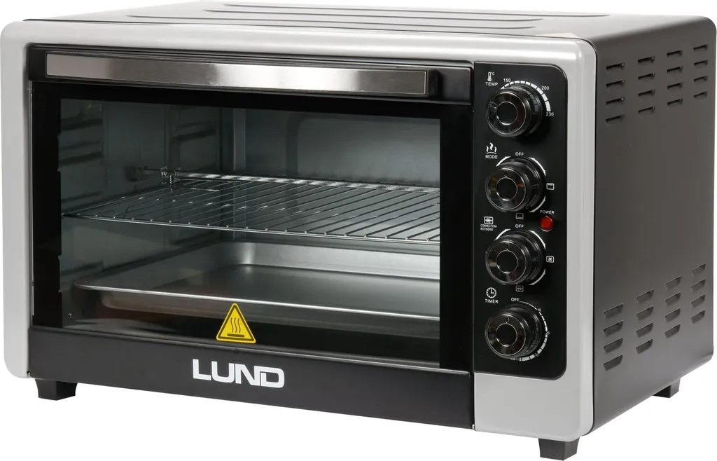 Forno Elettrico Ventilato 2000W 48L Professionale - Cottura Rapida