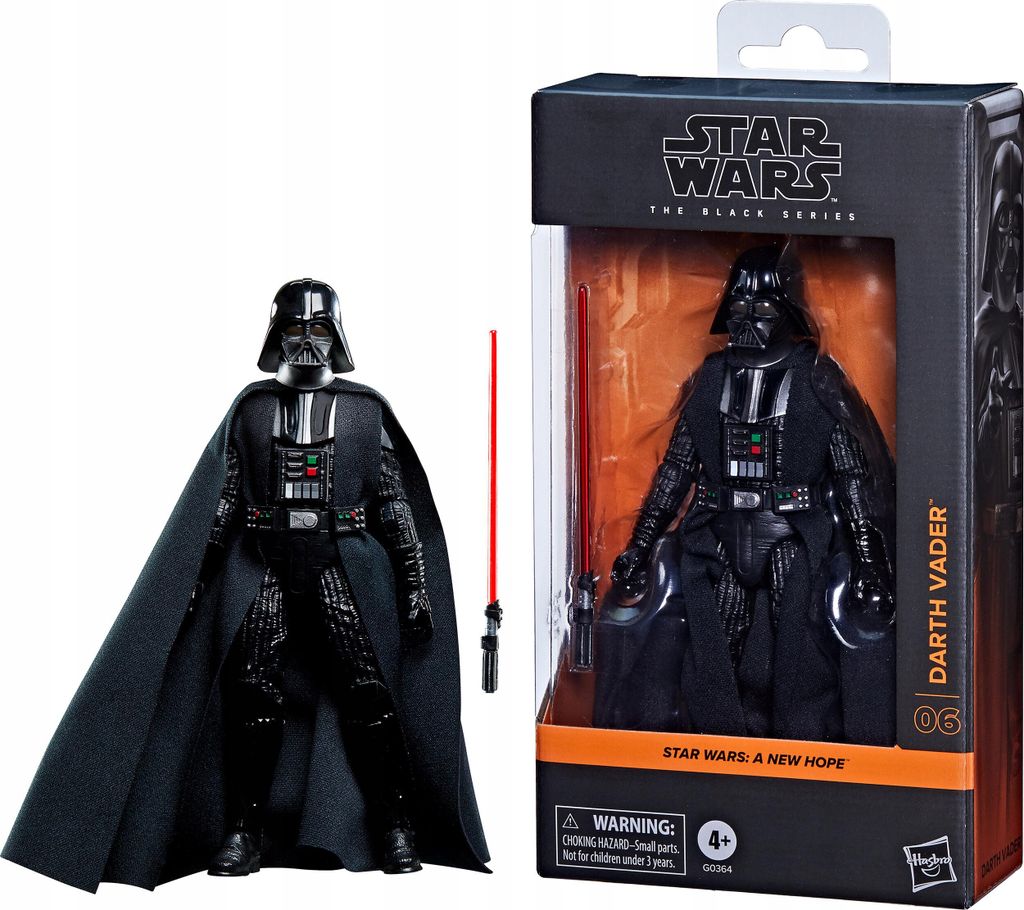 HASBRO - Star Wars Schwarze Serie Darth Vader Figur Produktbild 