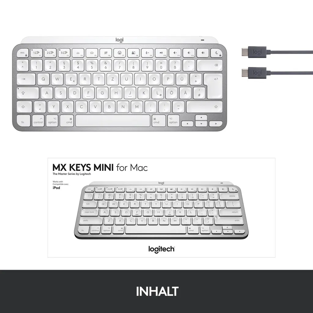 Clavier multi-dispositifs Logitech MX Keys Mini pour Mac MacBook iPad - 3