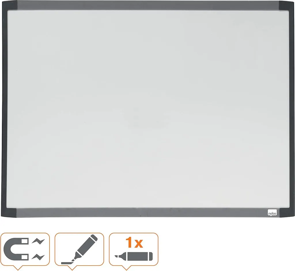 Tableau Magnétique Petit Format avec Cadre Noir ou Gris - Haute Qualité