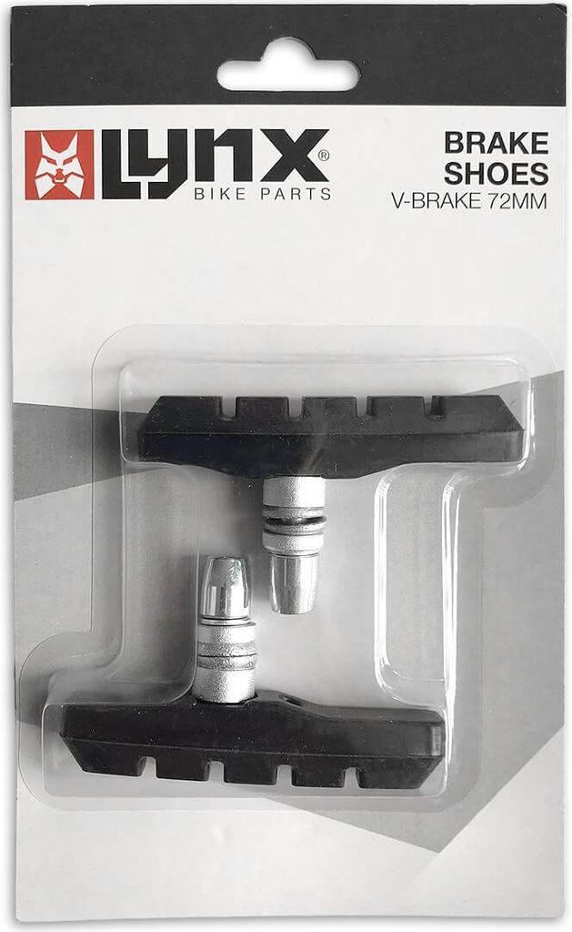 Lynx bremsbeläge V-Brake 70 x 12,5 mm schwarz 2 Stück