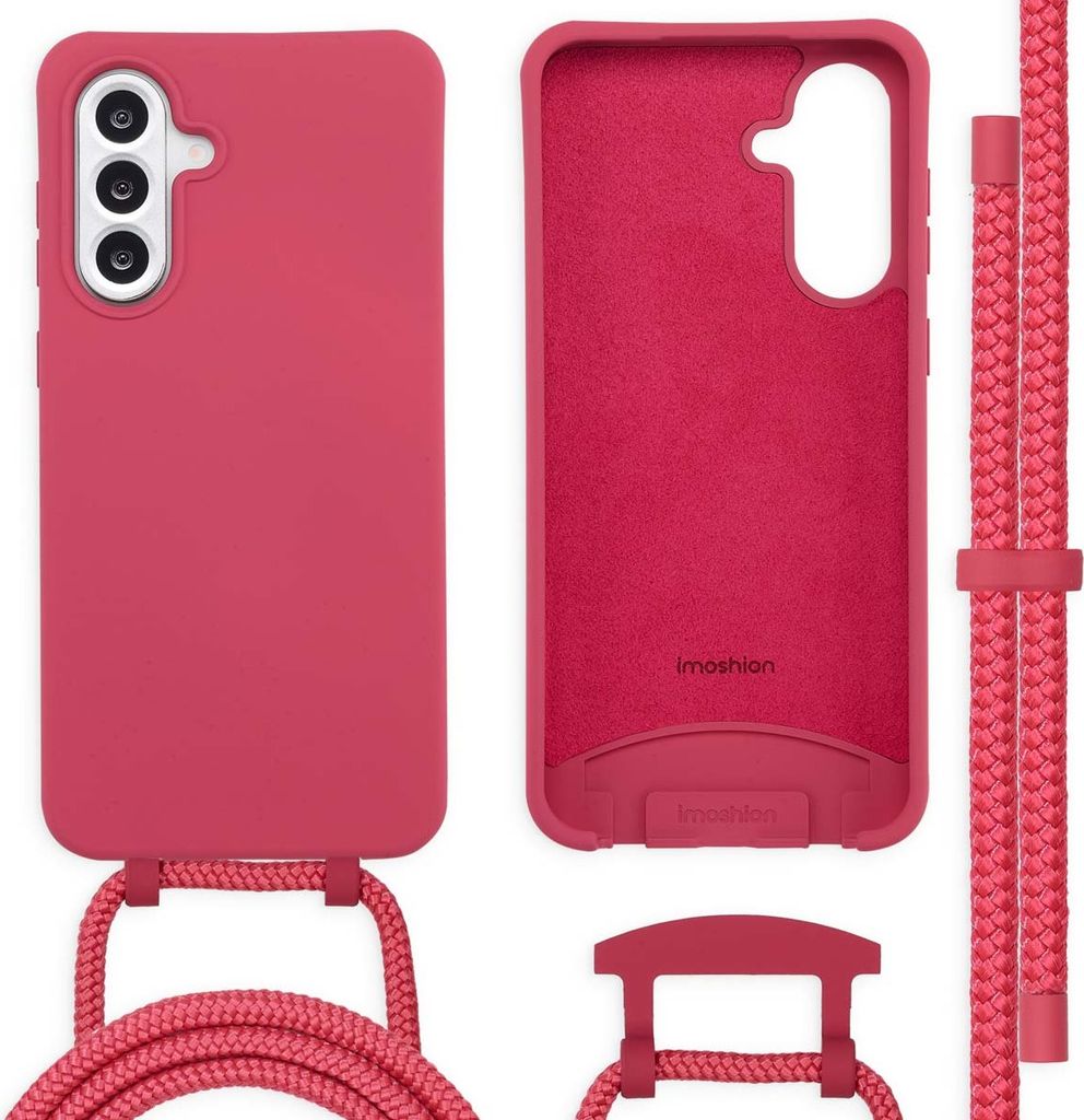 imoshion Color Backcover mit abtrennbarem Band Samsung Galaxy A36 / A56 - Red Raspberry