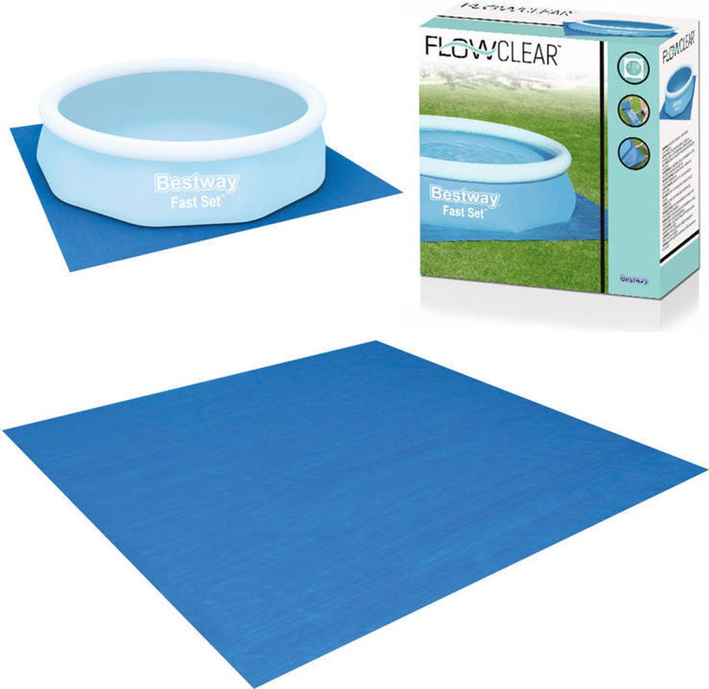 Bestway Basen-Bodenplane Flowclear 335×335 cm Zdjęcie produktu 