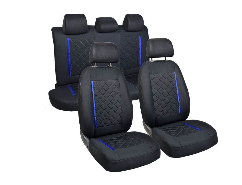 Für VW Passat Schonbezüge Sitzbezug Sitzbezüge Schwarz Blau Vorne Satz