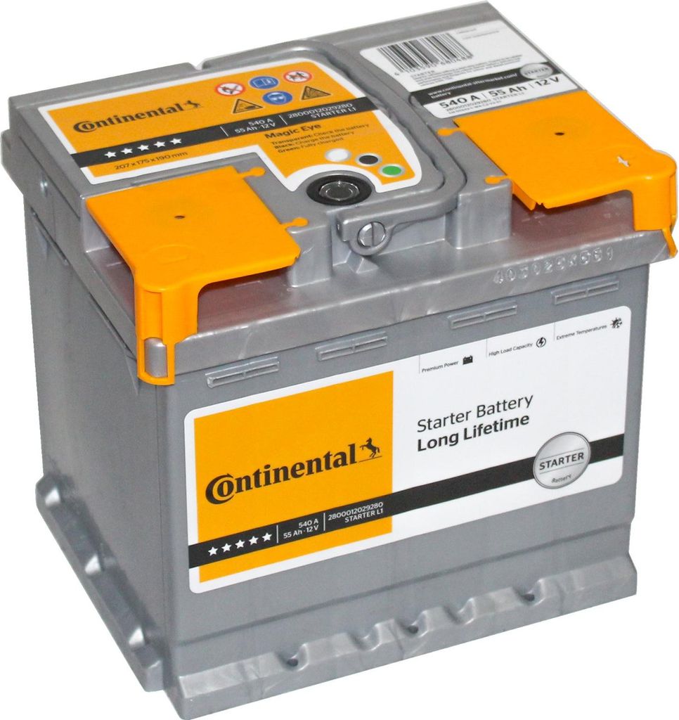 Starterbatterie Continental L1 55Ah 540A Produktbild 