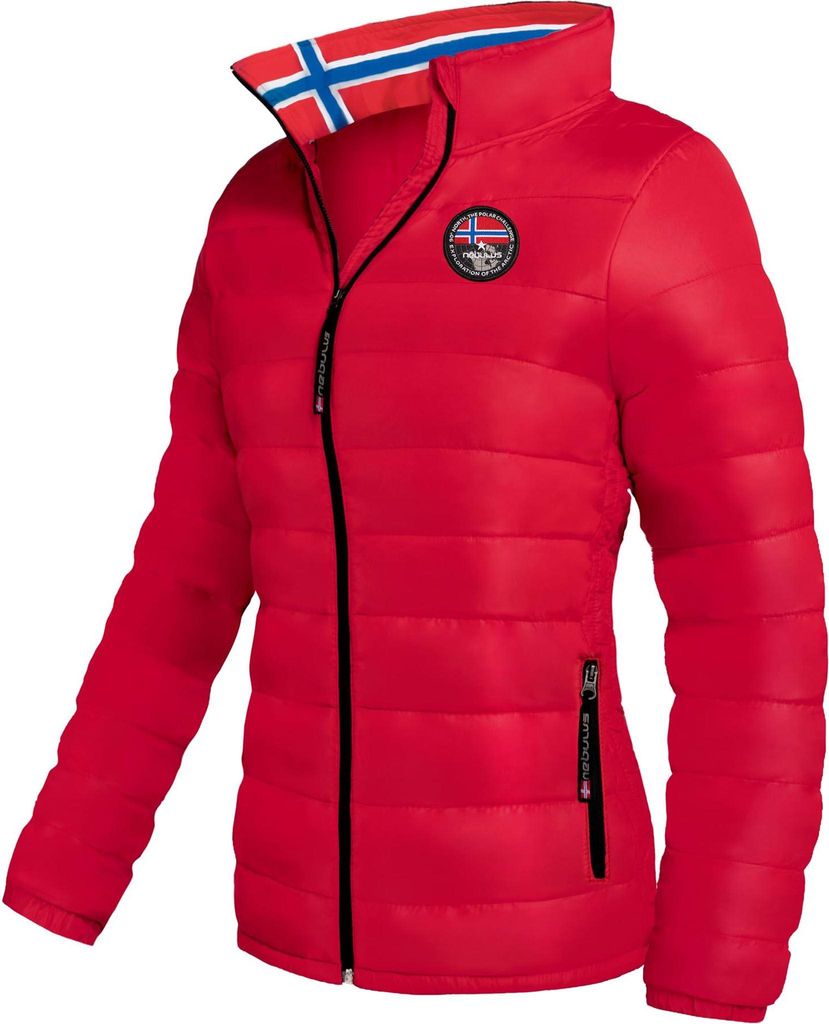 Nebulus Winterjacke TERRY Damen, warme Outdoorjacke, praktische & vielseitige Übergangs- & Winterjacke, Q1834 - Damen, rot, XL/42